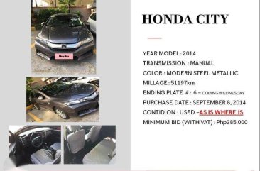 Used Cars Honda City 2014