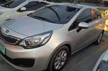 2012 Kia Rio EX MT Silver Sedan For Sale 