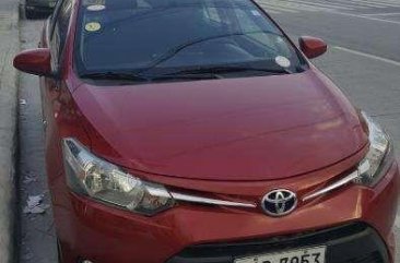 Toyota VIOS 2014 1.3 Red Sedan For Sale 