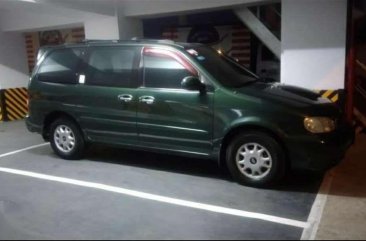 Kia Carnival 2001 Manual Green For Sale 