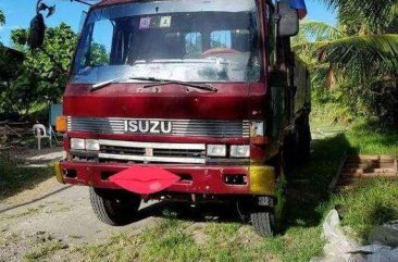 Isuzu Forward 6bg1 Red Truck For Sale 