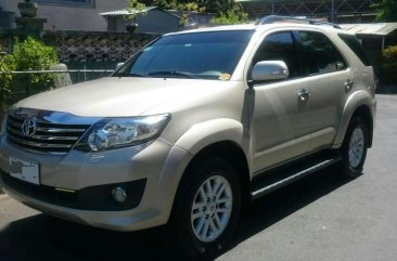 2012 Toyota Fortuner G 4x2 Diesel for sale