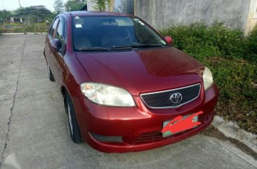 Toyota Vios 1.3E 2005 Red Sedan For Sale 