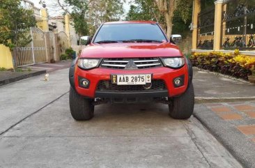 Mitsubishi Strada 2014 Red Pickup For Sale 