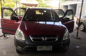 Honda Crv 2003 Manual Red For Sale 