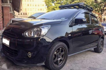 Mitsubishi Mirage 2015 Hatchback Black For Sale 