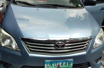 2013 Toyota Innova diesel manual BLUE