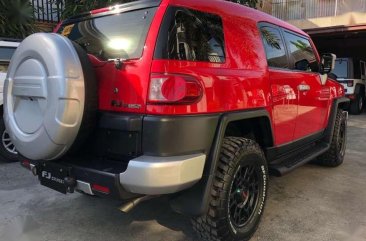 2016 Toyota Fj Cruiser Red SUV For Sale 