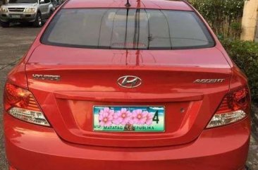 Hyundai Accent 2013 Manual Red For Sale 