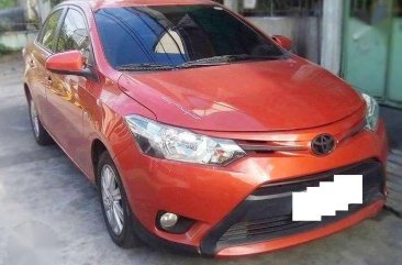 Toyota Vios E 2016 Orange Sedan For Sale 