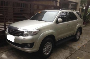 Toyota Fortuner 2013 Silver SUV For Sale 