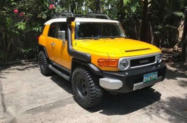 Toyota FJ Cruiser 2007 Yellow SUV For Sale 