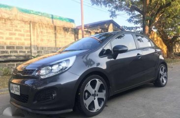 Kia Rio Hatchback 2015 Gray Fresh For Sale 