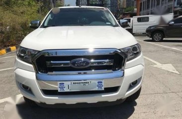 2017 Ford Ranger XLT 4x2 AT white with bed cover and plenty of Extras...