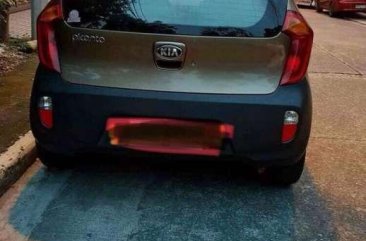 Kia Pcanto 2015 Manual Grab Brown For Sale 