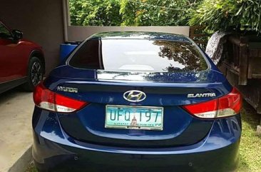 Hyundai Elantra 2013 Blue Seddan For Sale 