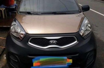 Kia Pcanto 2015 Manual Grab Brown For Sale 