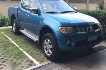 Blue Mitsubishi Strada 2008 for sale rush and very negotiable