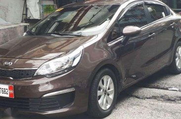 Kia Rio 2016 MT Brown Sedan For Sale 