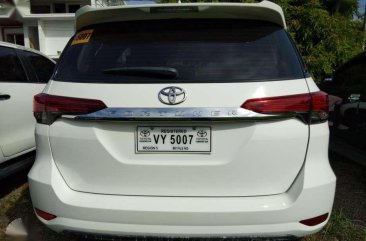 2017 Toyota Fortuner 2.4G 4x2 diesel automatic newlook WHITE