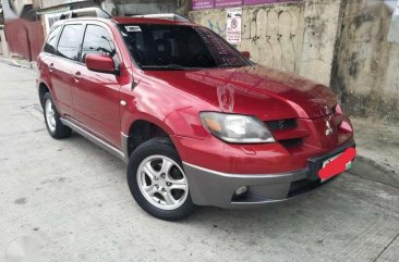 Mitsubishi Outlander Gls 2004 Red For Sale 