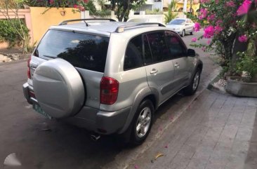 2002 Toyota RAV4 Automatic Silver For Sale 