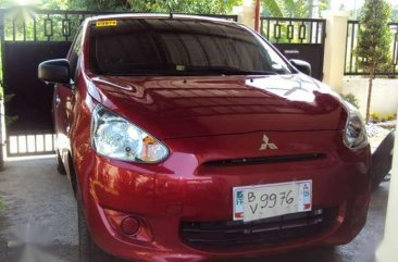 Mitsubishi Mirage Matic 2013 Red For Sale 