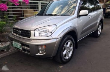 2002 Toyota RAV4 Automatic Silver For Sale 