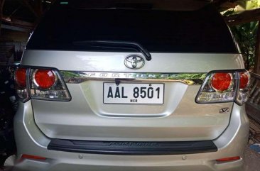 Toyota Fortuner V AT 2015 acquired​ For sale 