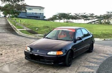 Honda Civic 1994 Manual Black Sedan For Sale 