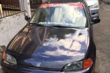 Honda Civic 1994 Manual Black Sedan For Sale 