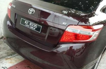 2018 Toyota Vios 1.3E automatic BLACKISH RED