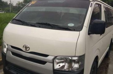 2016 Toyota Hiace Commuter 2.5 diesel manual WHITE