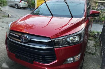 2017 Toyota Innova 2.8 E Diesel Manual Red for sale 