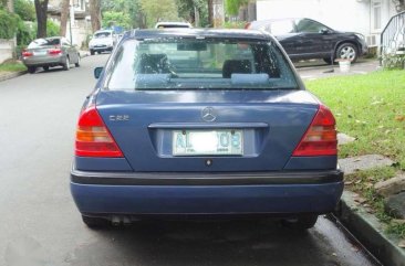 1998 Mercedes Benz C220 Manual Blue For Sale 