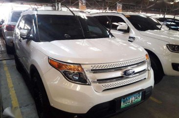 2013 Ford Explorer 3.5 V6 White AT Gas