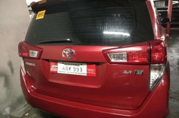 2017 Toyota Innova 2.8E diesel manual RED NEWLOOK