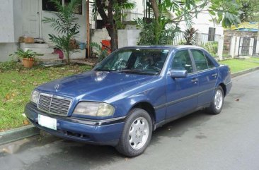 1998 Mercedes Benz C220 Manual Blue For Sale 