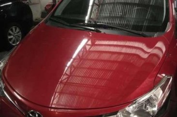 2016 Toyota Vios 1.3E automatic GRAB READY red