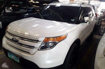 2013 Ford Explorer 3.5 V6 White AT Gas