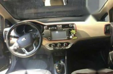 Kia Rio 2013 Manual Brown Sedan For Sale 