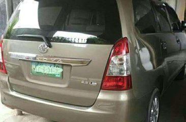 toyota innova E 2013 brown fresh for sale 