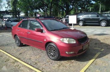 Toyota Vios 2005 E 1.3 MT Red Sedan For Sale 