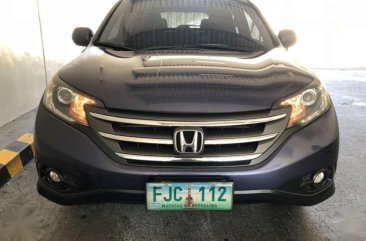 2013 Honda Crv AT Gray SUV For Sale 