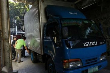 Fresh Isuzu Elf Closed Van Blue Best Offer For Sale