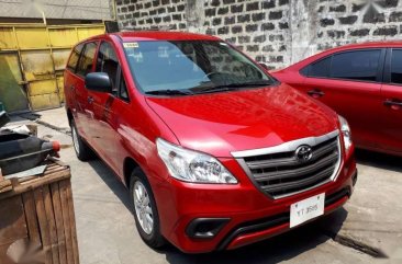Toyota Innova E Diesel At 2016 Red For Sale 