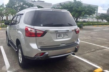 Isuzu Mu-x 2015 Manual Silver For Sale 