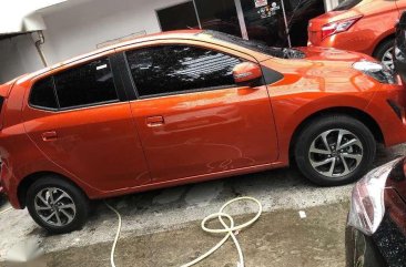 2017 Toyota Wigo 1.0 G Automatic Newlook Orange