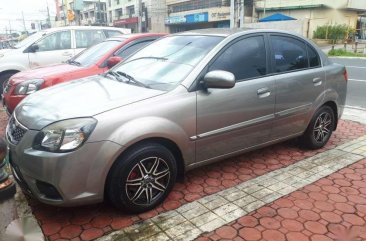 2010 Kia Rio Automatic Beige Sedan For Sale 