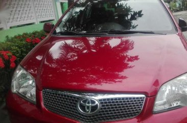 Toyota Vios 1.3E Manual Red Sedan For Sale 